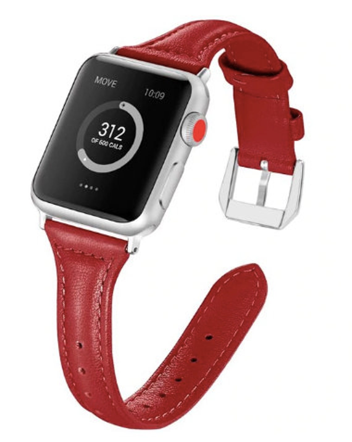Apple Watch Band Slim Genuine Leather Strap 38mm 40mm | Etsy
