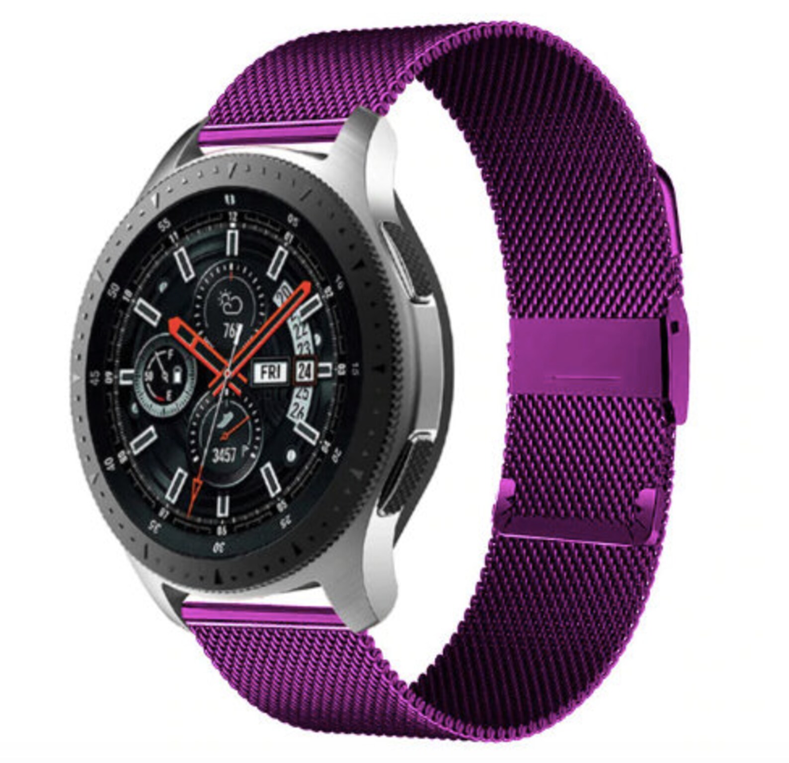 Samsung Galaxy Watch Bands/Purple Milanese Loop for | Etsy