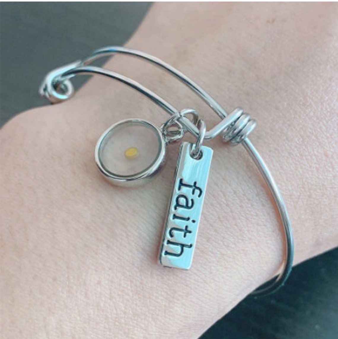 Mustard Seed Faith Bracelet Matthew 1720 Bracelet Jewellery Etsy