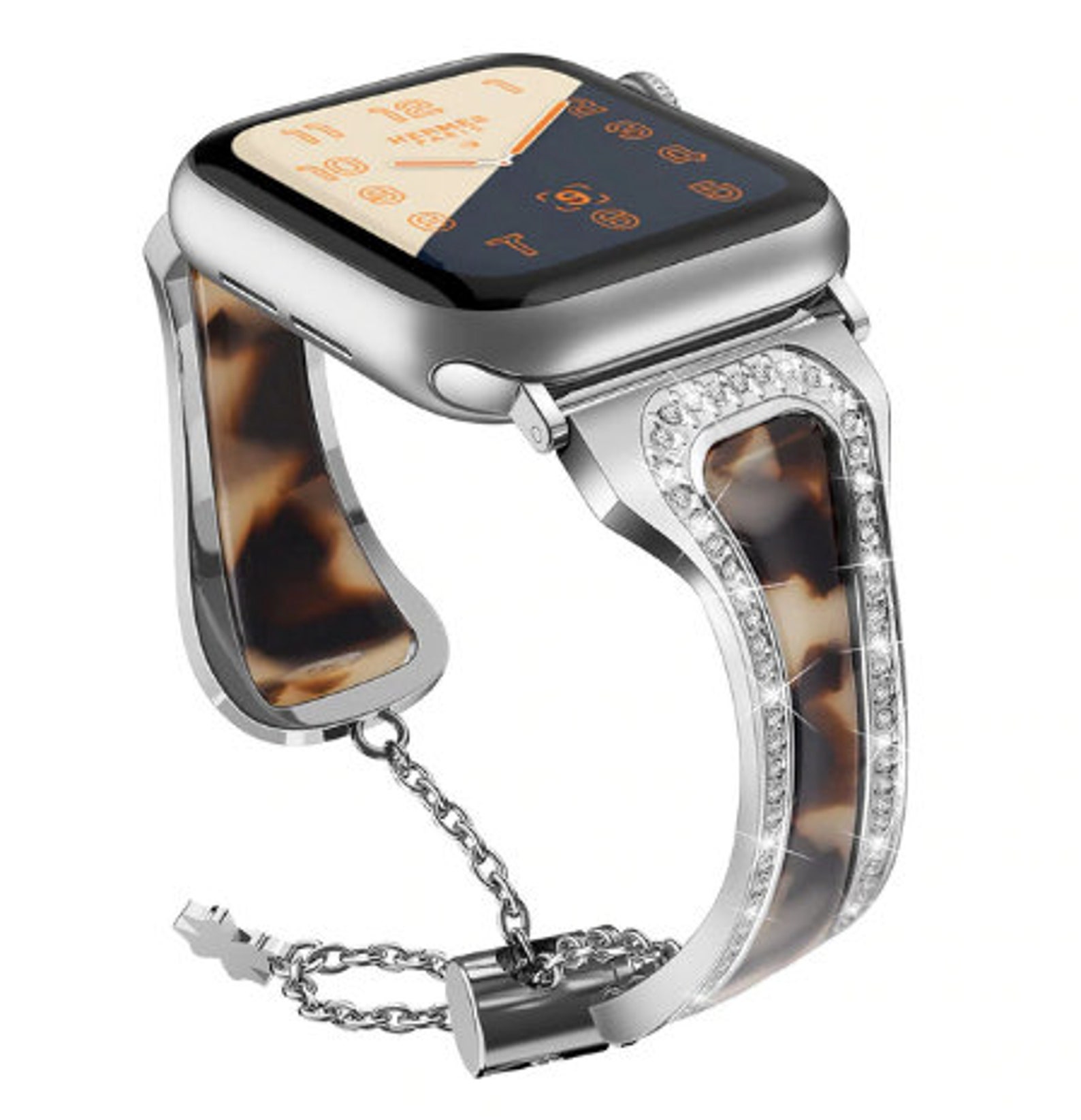Apple Watch Band Luxury Diamond Stainless Steel Band 38mm | Etsy