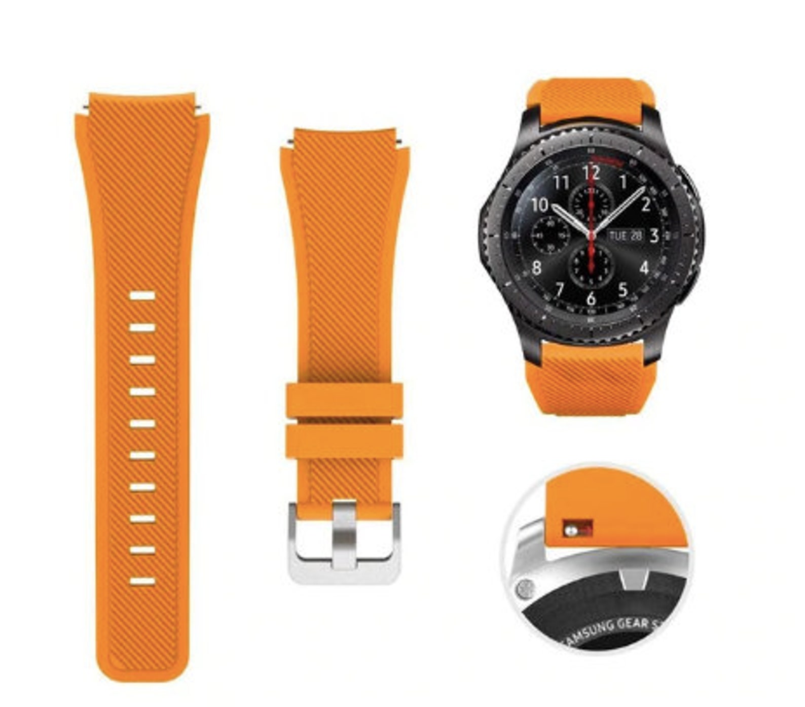 orange galaxy watch active