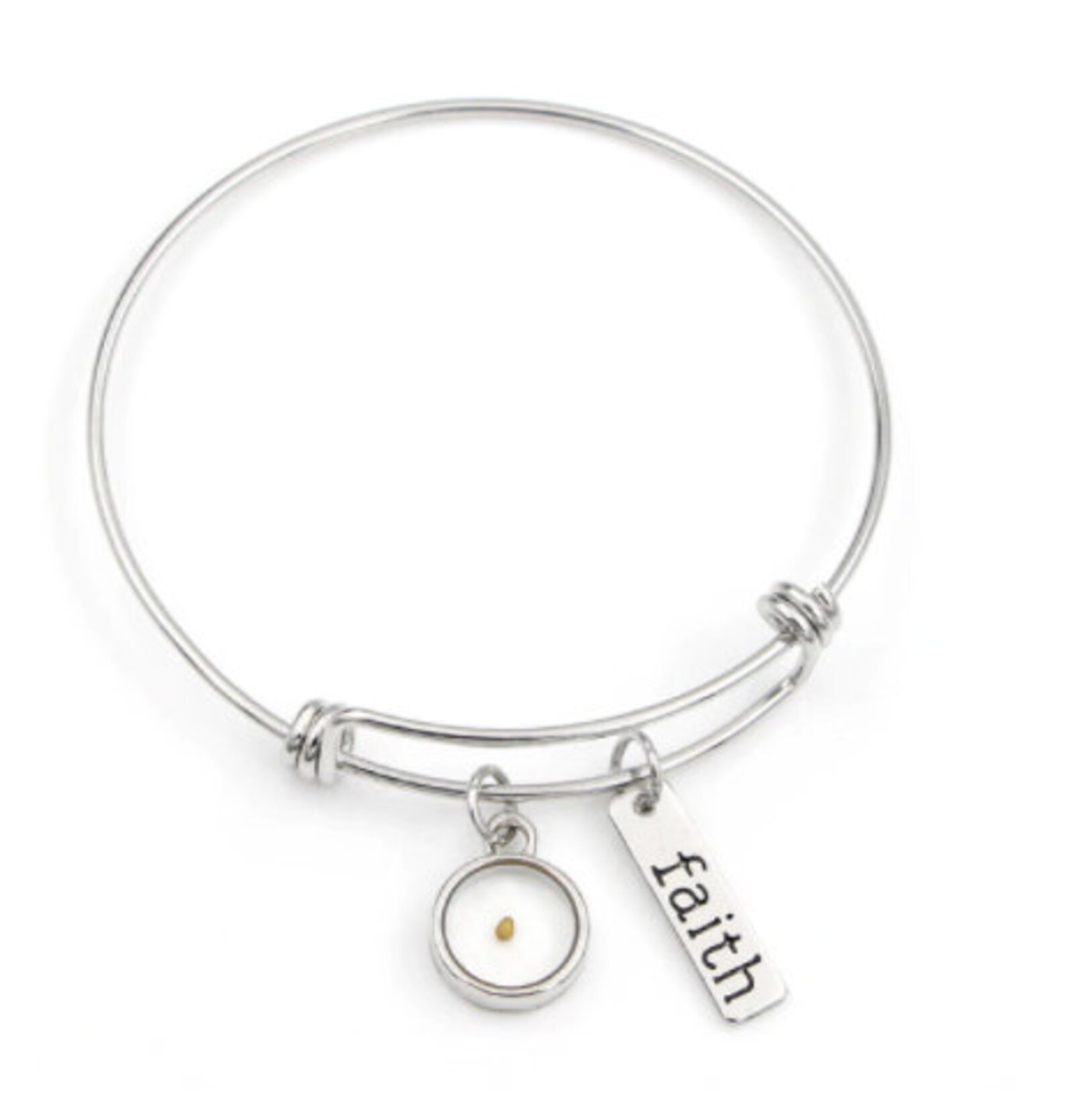 Mustard Seed Faith Bracelet Matthew 1720 Bracelet Jewellery Etsy