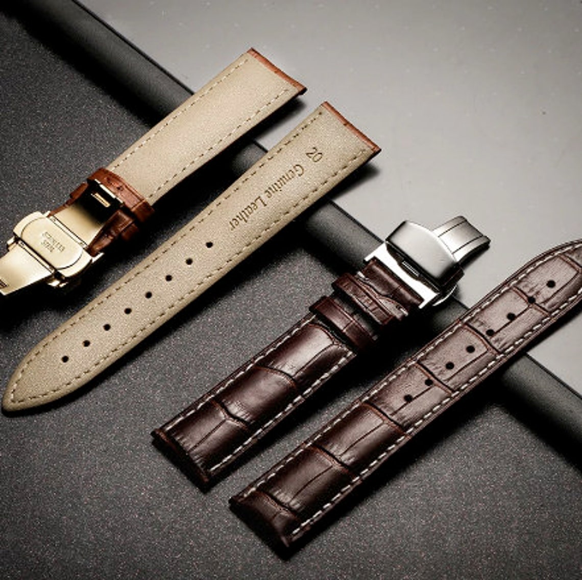 Samsung Galaxy Watch Band Genuine Leather braceletBox for Etsy