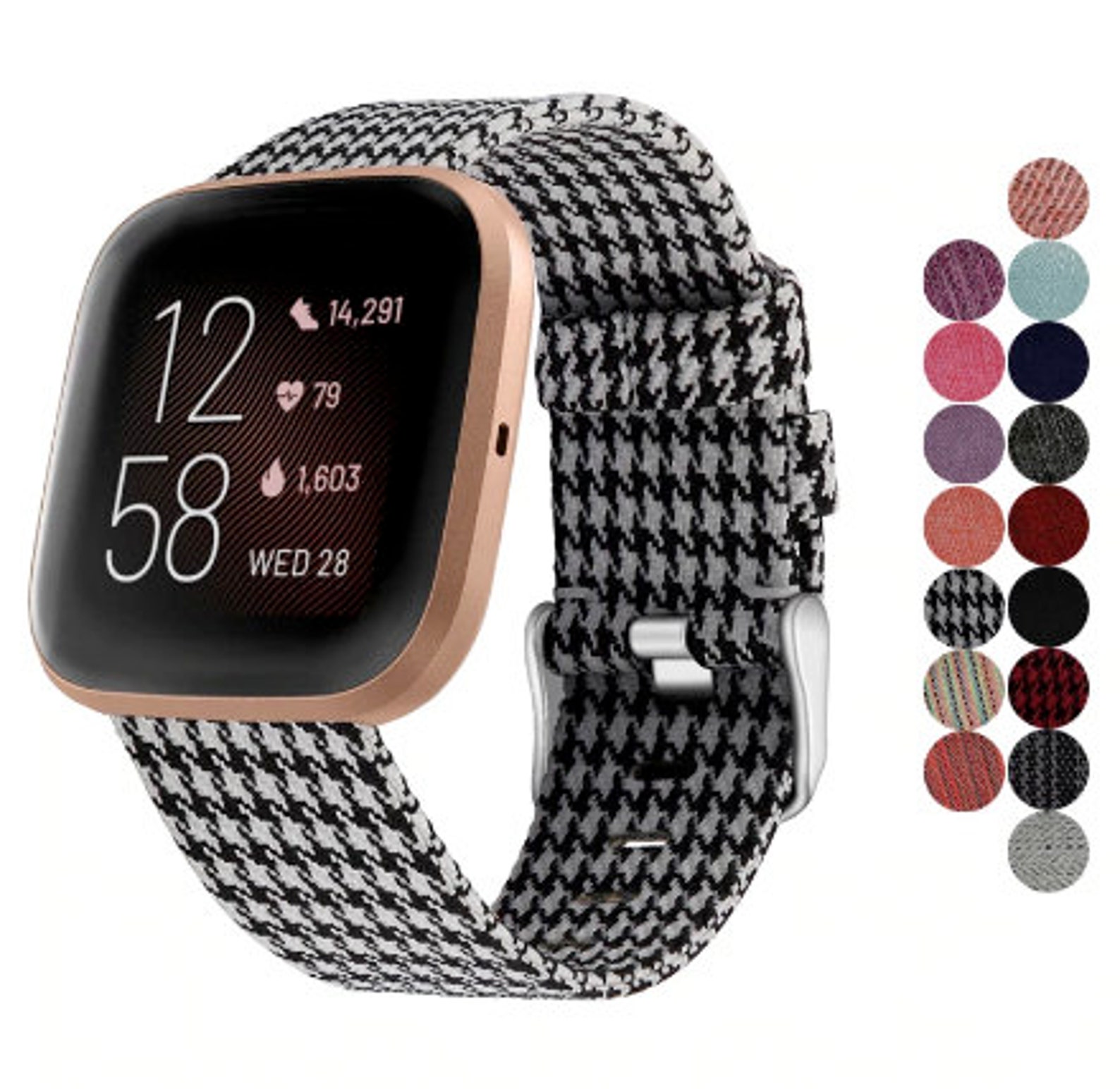 Fitbit Watch Woven Fabric Band versaversa 2fitbit Versa Etsy