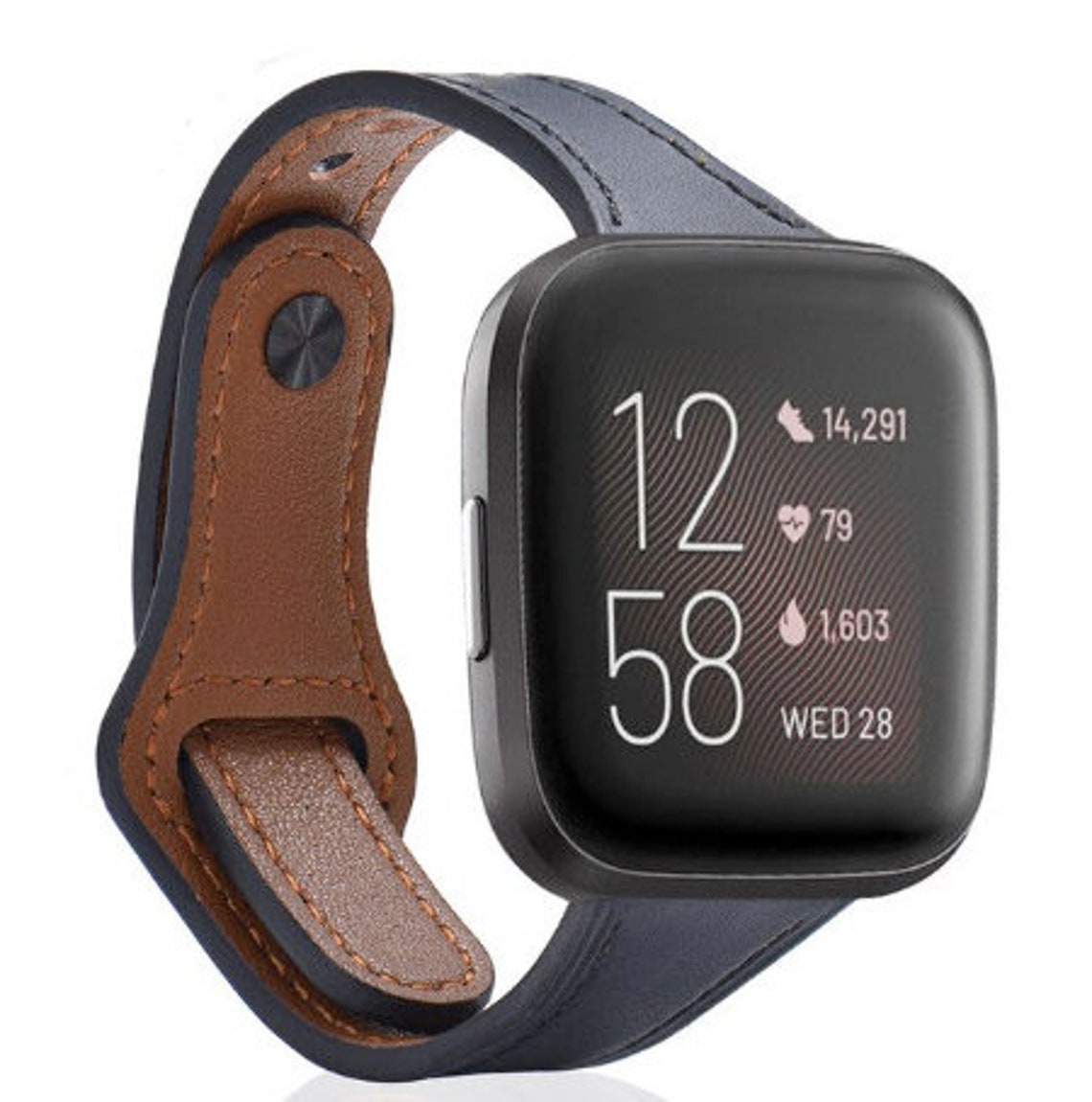 Fitbit Watch Band Leather Strap For Fitbit Versa 2 Smart Etsy