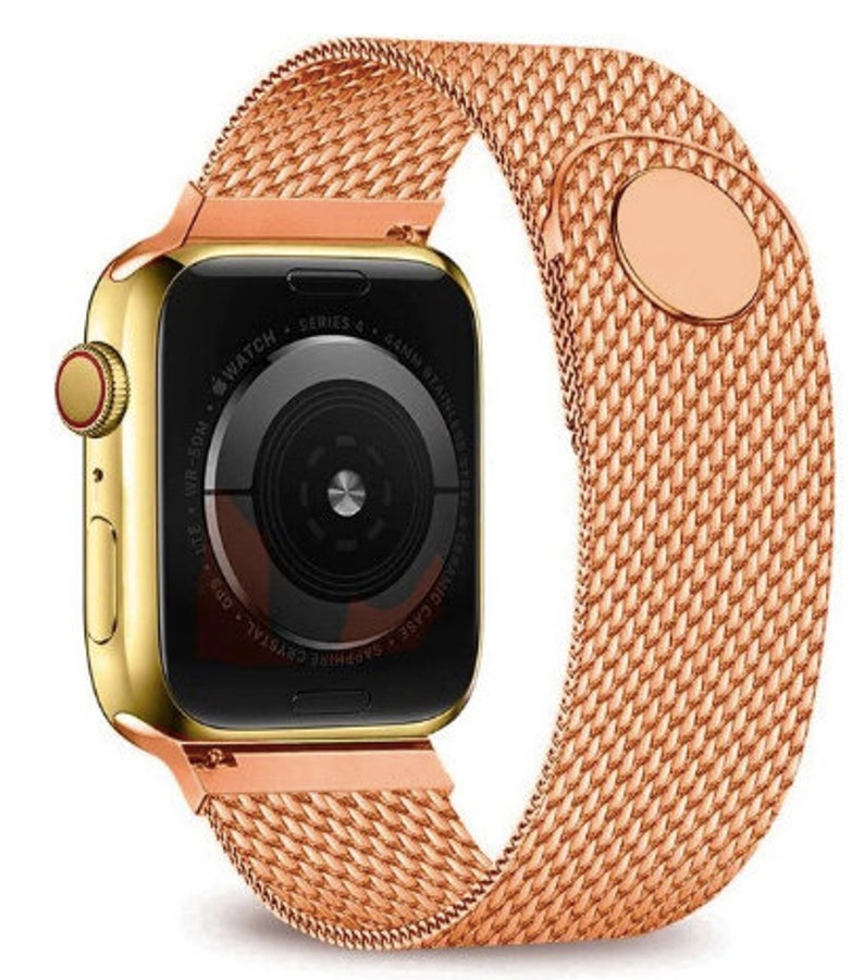 Apple Watch Strap Metal Stainless Steel Case Watch Strap Etsy