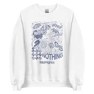 Midnights Taylor Album Tracklist 2022 Swifties Sweatshirt