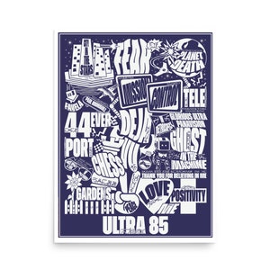Digital Ultra 85 Poster (Tracklist) - Logic