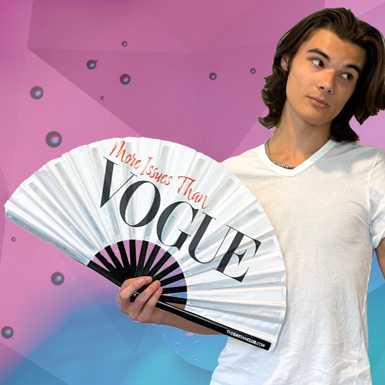 Vogue Fan Funny Drag Fan - The Gay Fan Club