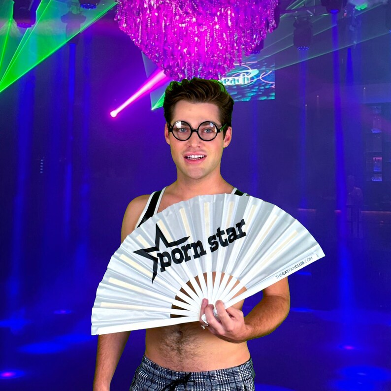 Porn Star Fan Rave Fans at the Gay Fan Club - Etsy