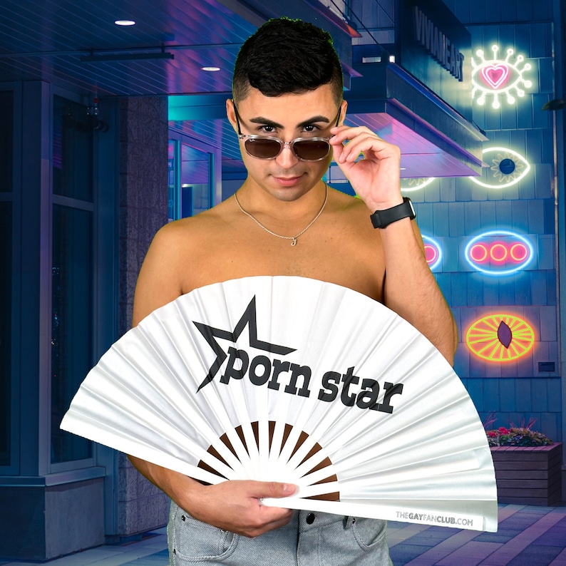 Porn Star Fan Rave Fans at the Gay Fan Club - Etsy