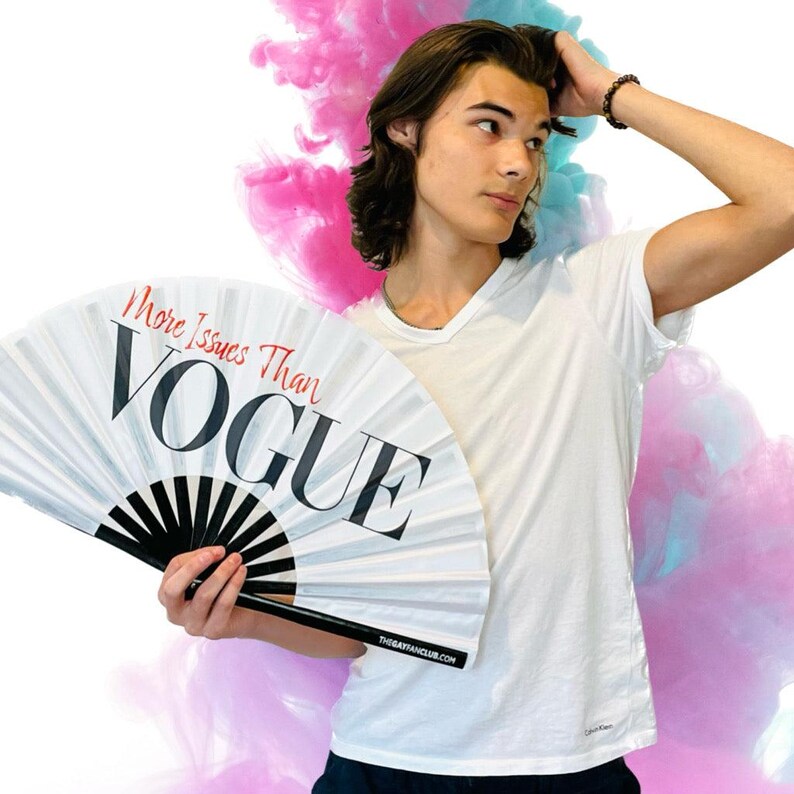 Vogue Fan Funny Drag Fan - The Gay Fan Club