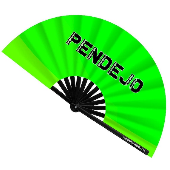Pendejo Fan | Green Latinx Clack Fan | Spanish Slang Fan