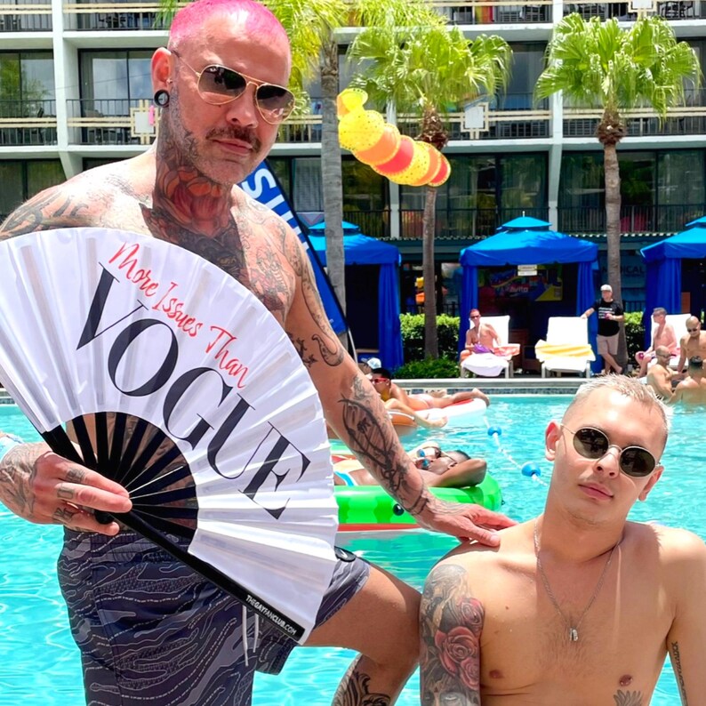 Vogue Fan Funny Drag Fan - The Gay Fan Club