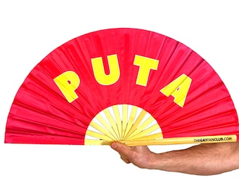 Puta Fan | Sassy Drag Fan at The Gay Fan Club