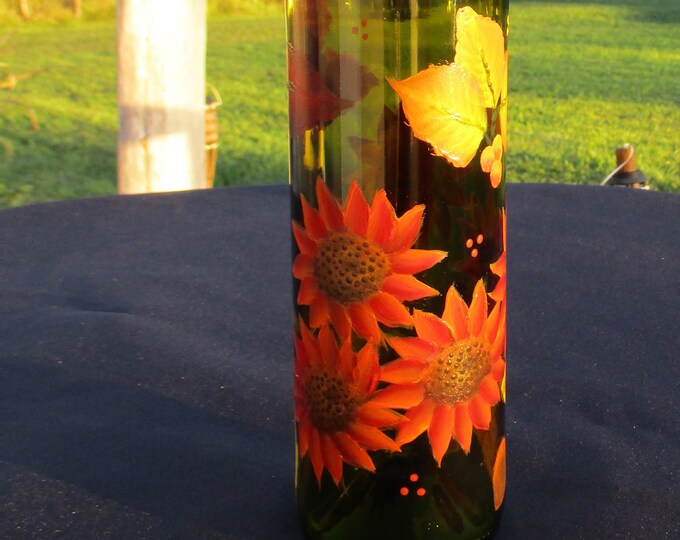 Awesome Hand Painted Olive Oil Dispenser Homemade Salad Dressing