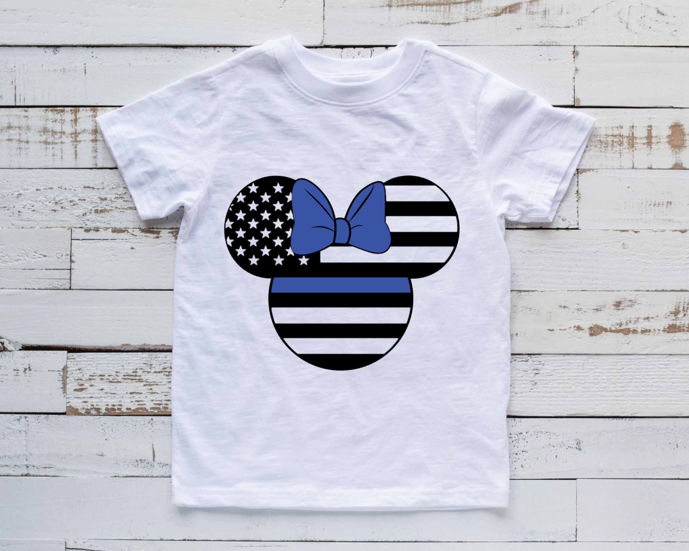 thin blue line disney shirt - www 