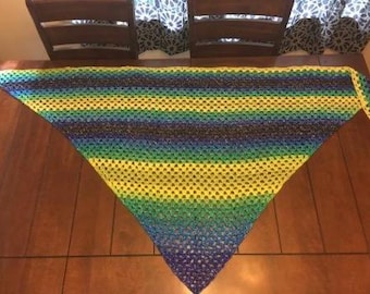 crochet shawl, wrap