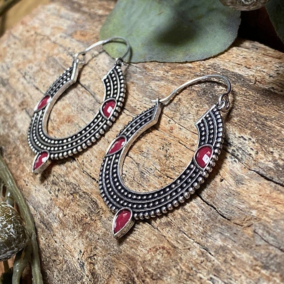 Large bohemian best sale earrings