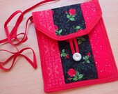 Australian made quilted shoulder cross body bag purse.