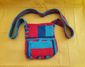 Hand-made shoulder bag