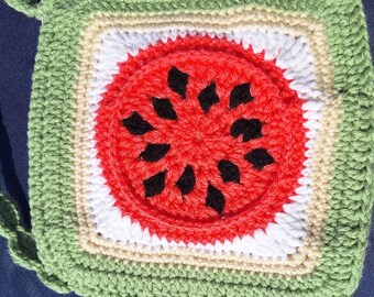 Watermelon cross body purse