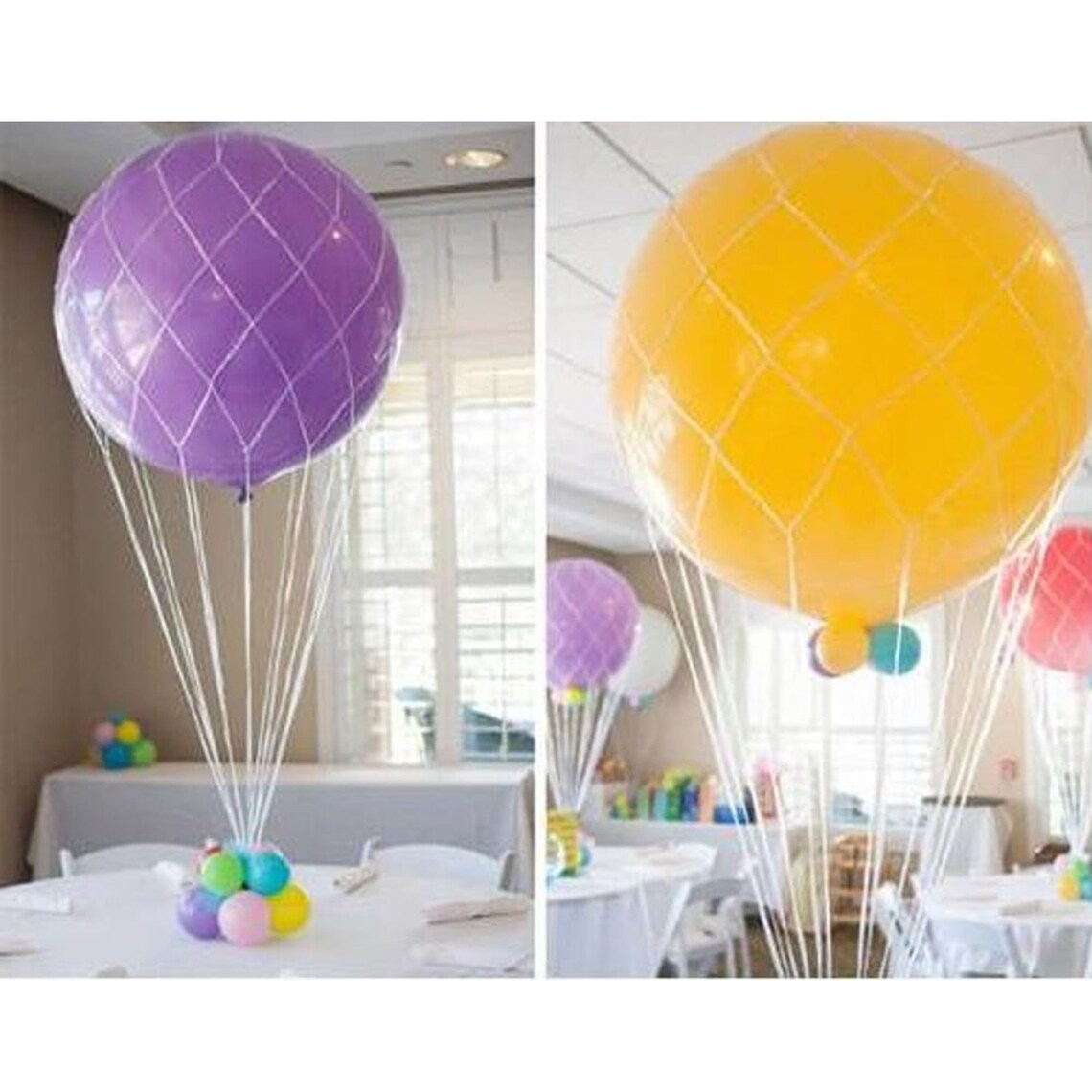 Balloon Nets 36 Hot Air Balloons Net BirthdayPhoto Etsy
