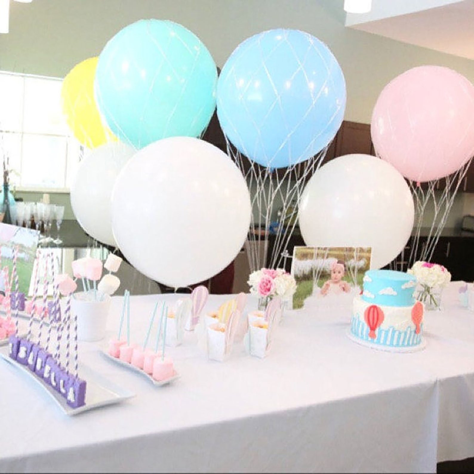 Balloon Nets 36 Hot Air Balloons Net BirthdayPhoto Etsy