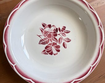 Plato hondo de Digoin Sarreguemines