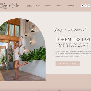 Wordpress Website Theme for Creatives, Boho Blogger Wordpress Theme, Boho Wordpress Website Template, Wordpress Theme for Bloggers