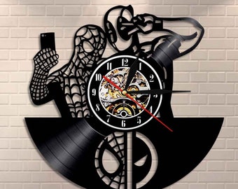 DeadPooL Vinyl Record Wall Clock Decor Handmade 2242 
