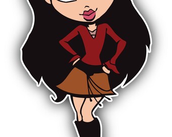 Lil Bratz Cartoon Sticker Bumper Decal /'/'SIZES/'/'