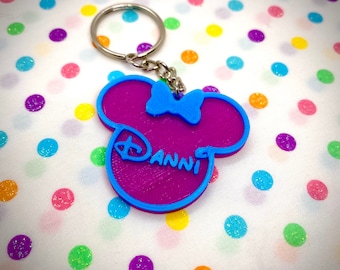 3D-gepersonaliseerde muissleutelhanger