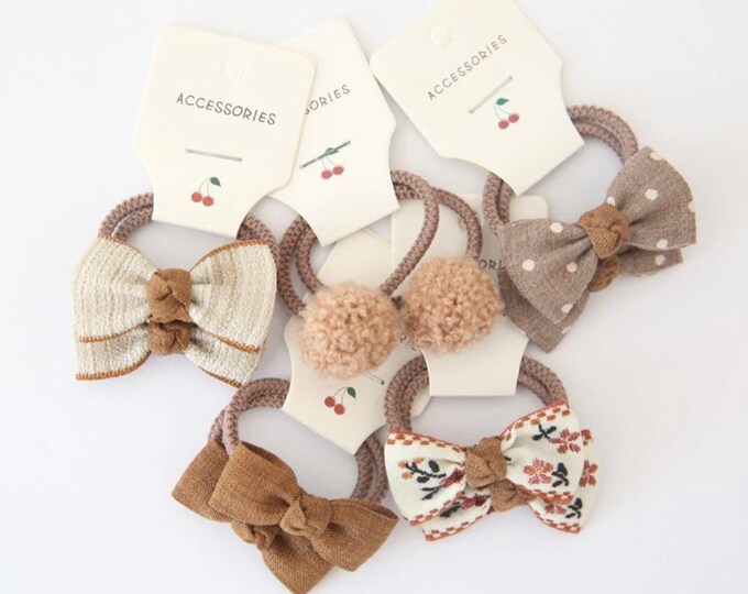 10 Piece Hair Ties Baby Toddler Hair Ties Little Girl Big Girl Etsy