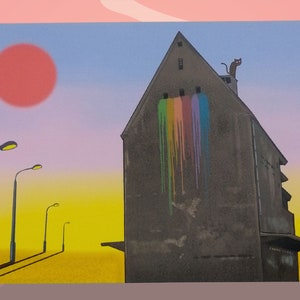 Cartolina Lipsia "Luogo perduto - Lindenauer Hafen"