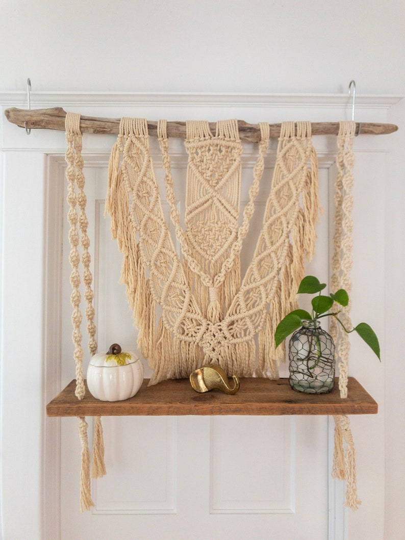 Wall Hanging with Shelf Large