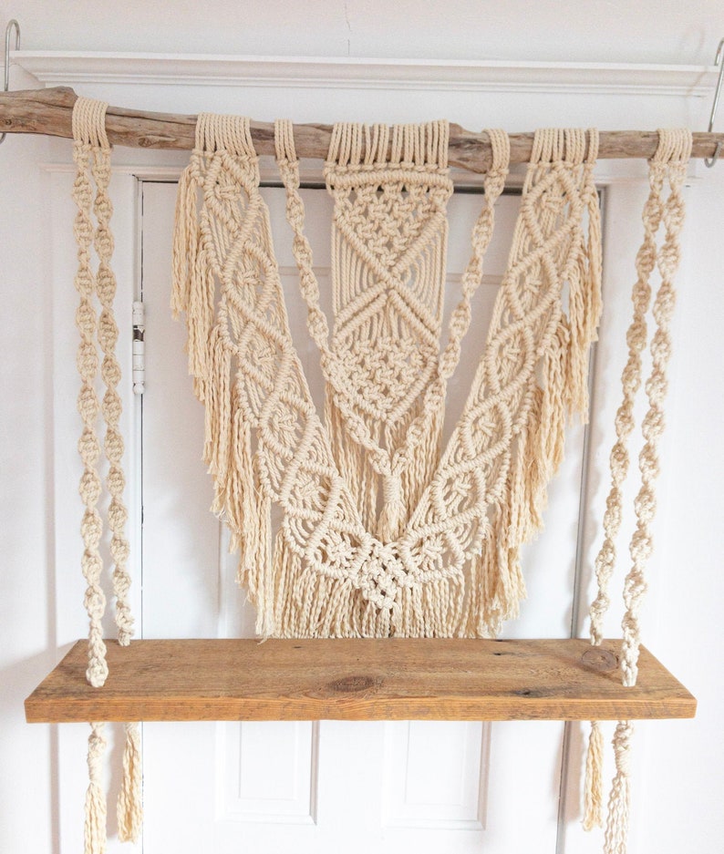 Wall Hanging with Shelf Large