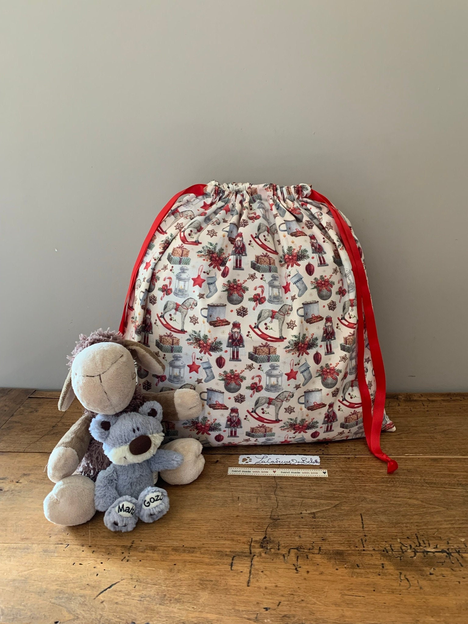 Grand Sac à Cadeaux Thème Noël