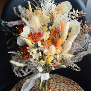 Blumenstrauß Trockenblumen, TrockenblumenStrauß, Trockenblumenstrauß, Boho Hochzeit, Herbst Brautjungfer