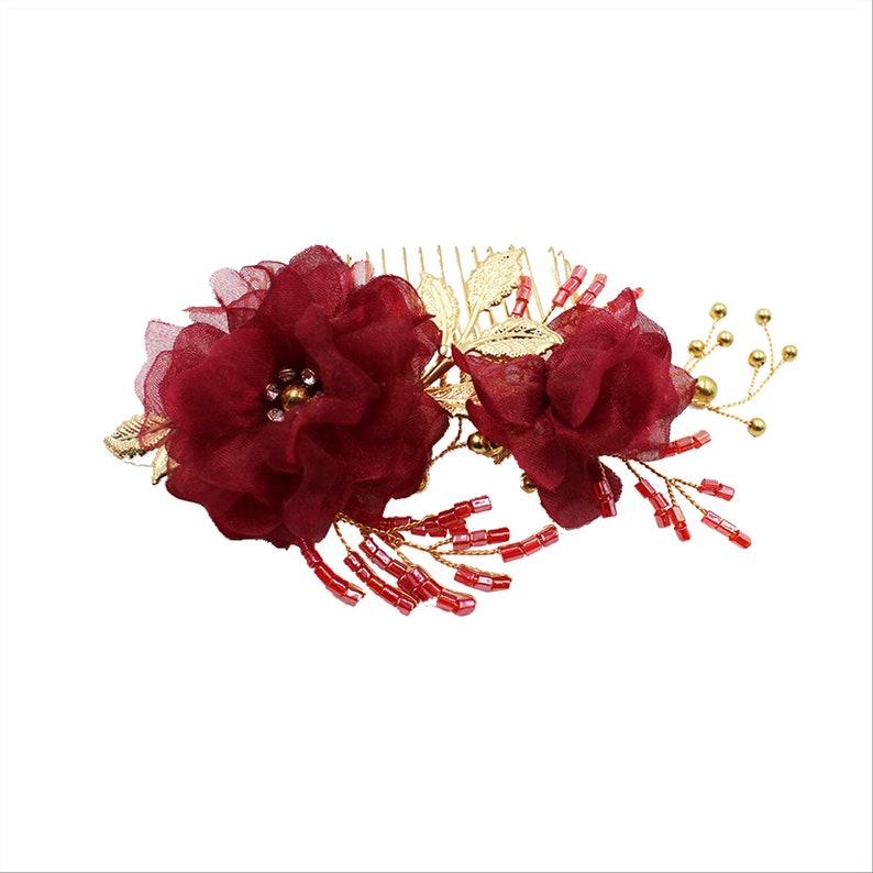 Bridal hair comb bridal hair piece hair clip bridal headpiece hair accessories hair comb bridal hair vine hair clips floral hair comb clips
