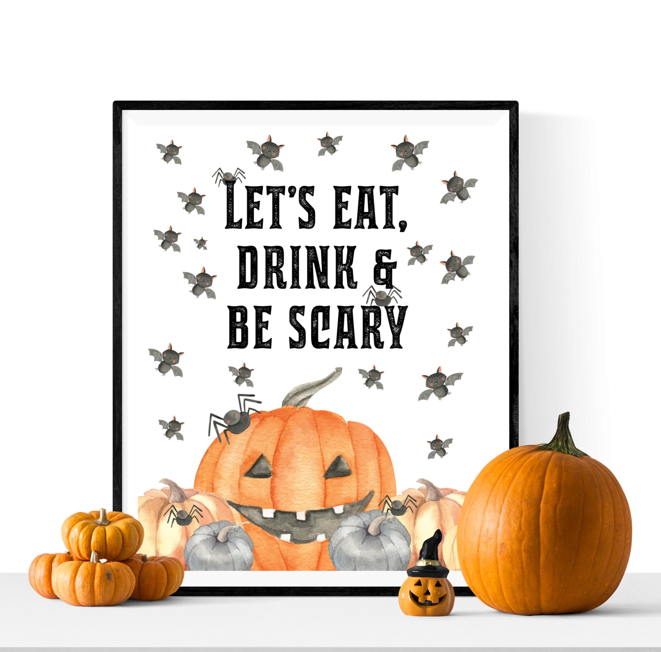 DIY Halloween Party Sign Imprimible / Halloween Party Decor / Etsy España