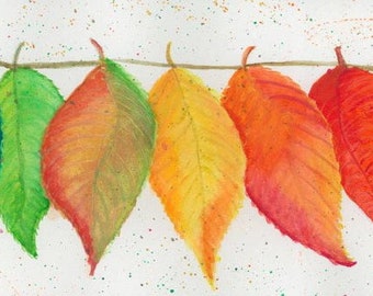 Fall Leaves  (Print Only Available)