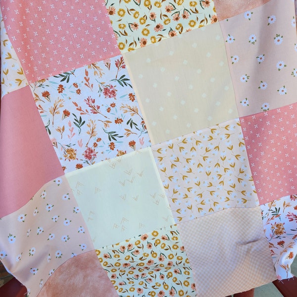 Floral Baby Quilt Etsy
