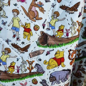 Winnie the Pooh Quilt Handmade Quilt Personalized Baby Quilt Hundred Acre Wood Quilt Winnie the Pooh nursery decor Baby shower gift
