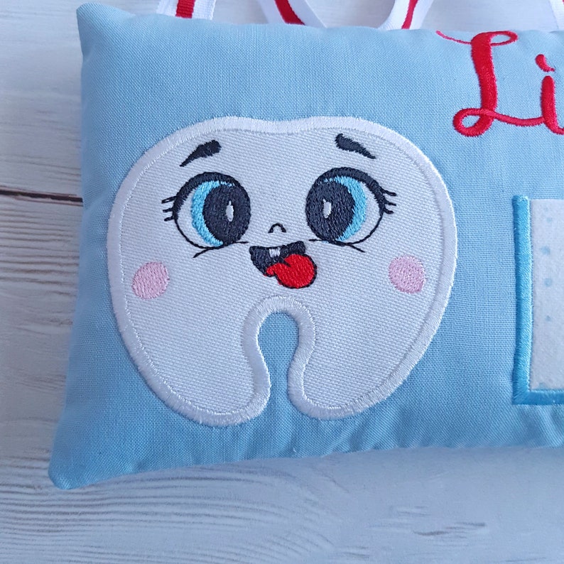 Tooth Fairy Pillow Embroidery Design Tooth Fairy Pillow in Etsy