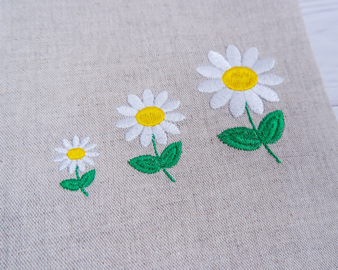Daisy embroidery design mini daisy flower machine embroidery  etsy Daisy embroidery design mini daisy flower machine embroidery  etsy
