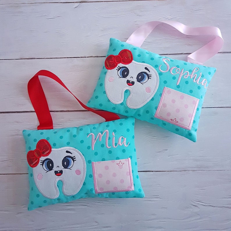 Tooth Fairy Pillow Embroidery Design Tooth Fairy Pillow in Etsy