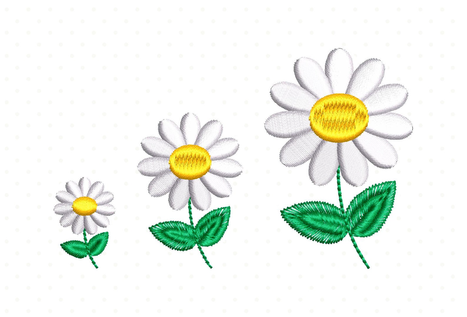 Daisy embroidery design mini daisy flower machine embroidery  etsy