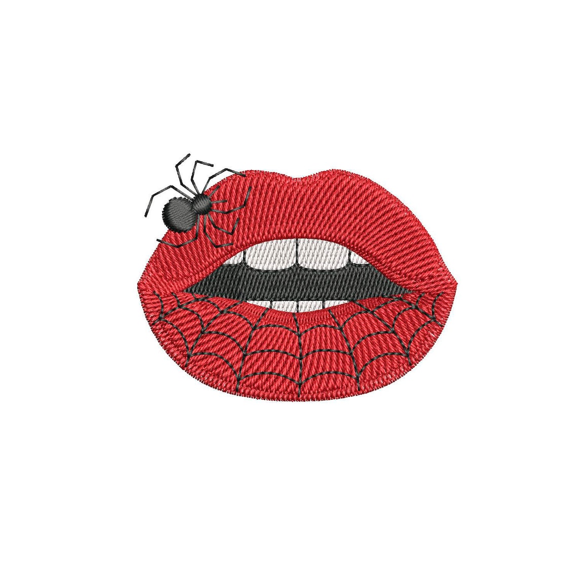 Lips embroidery design lips and spider machine embroidery  etsy Lips embroidery design lips and spider machine embroidery  etsy
