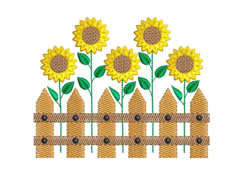 Sunflowers embroidery design sunflower machine embroidery  etsy Sunflowers embroidery design sunflower machine embroidery  etsy